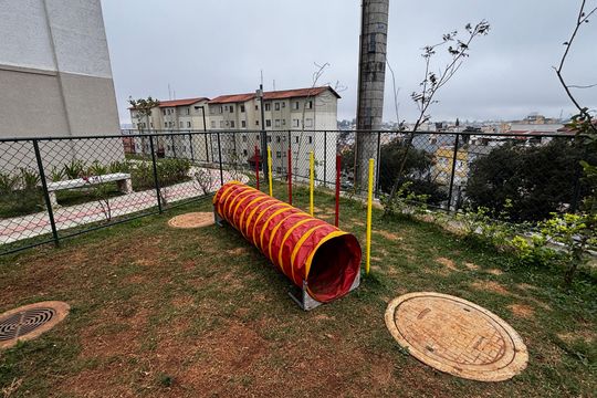 Area Pet de apartamento à venda com 2 quartos, 32m² em Parque Erasmo Assunção, Santo André