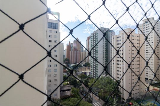 Vista da Sala de apartamento à venda com 3 quartos, 115m² em Vila Uberabinha, São Paulo