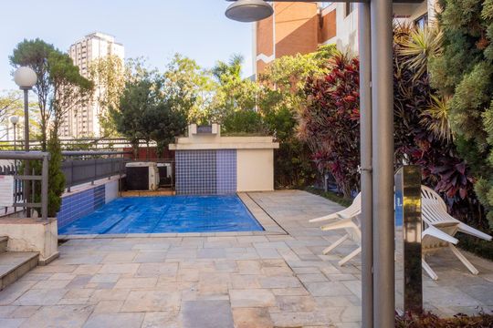 Área comum - Piscina de apartamento à venda com 3 quartos, 77m² em Vila Campo Grande, São Paulo