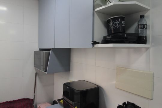 Cozinha e Área de Serviço de apartamento para alugar com 2 quartos, 45m² em Santa Amelia, Belo Horizonte