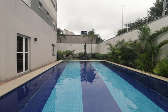 Área comum - Piscina de apartamento à venda com 1 quarto, 24m² em Sé, São Paulo