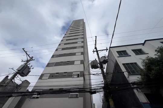 Fachada de apartamento à venda com 1 quarto, 24m² em Sé, São Paulo