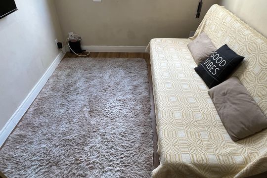 Sala de apartamento para alugar com 1 quarto, 37m² em Boqueirão, Santos
