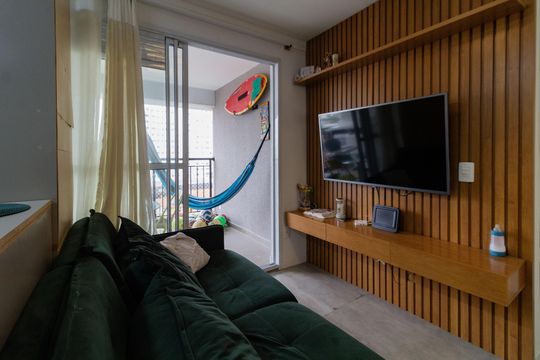Sala de apartamento para alugar com 2 quartos, 54m² em Barra Funda, São Paulo