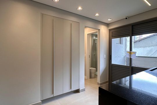 Cozinha de apartamento à venda com 3 quartos, 153m² em Jardim, Santo André