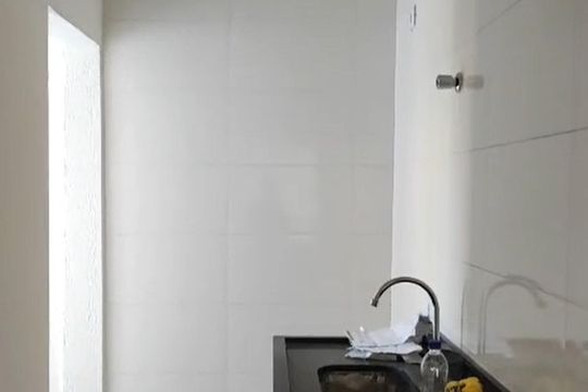 Cozinha de apartamento à venda com 2 quartos, 36m² em Jardim Coimbra, São Paulo