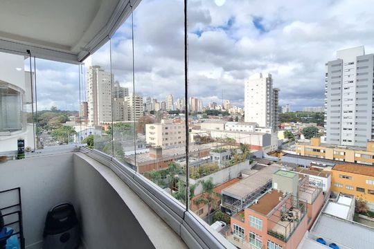 Varanda da suíte de apartamento à venda com 3 quartos, 60m² em Vila Hamburguesa, São Paulo