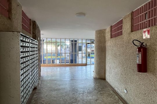 Área comum de apartamento para alugar com 1 quarto, 30m² em Embaré, Santos