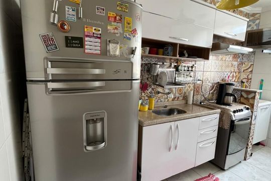 Cozinha de apartamento para alugar com 2 quartos, 49m² em Campo Grande, Rio de Janeiro