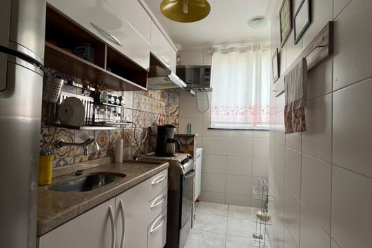 Cozinha de apartamento para alugar com 2 quartos, 49m² em Campo Grande, Rio de Janeiro