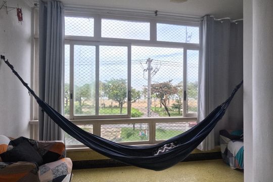 Sala de apartamento para alugar com 1 quarto, 91m² em Boqueirão, Santos