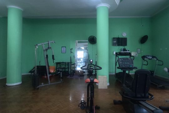 Área Comum - Academia de apartamento para alugar com 1 quarto, 91m² em Boqueirão, Santos
