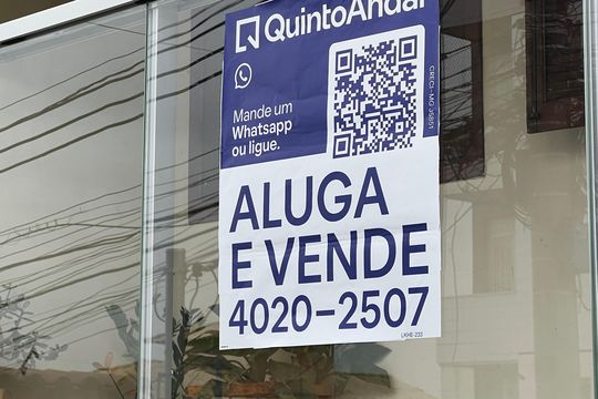 Placa QuintoAndar  de casa à venda com 3 quartos, 85m² em Itapoã, Belo Horizonte