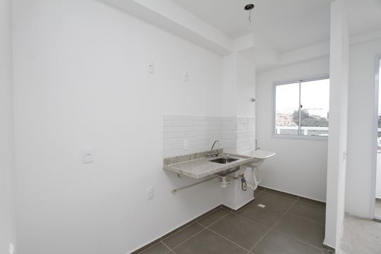Cozinha de apartamento à venda com 2 quartos, 54m² em Estoril, Belo Horizonte