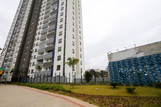Fachada de apartamento à venda com 2 quartos, 54m² em Estoril, Belo Horizonte