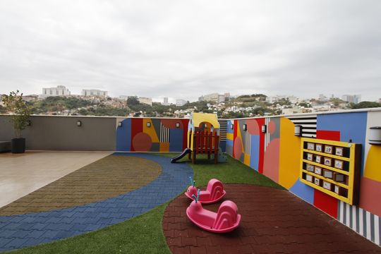 Área comum - Playground de apartamento à venda com 2 quartos, 54m² em Estoril, Belo Horizonte