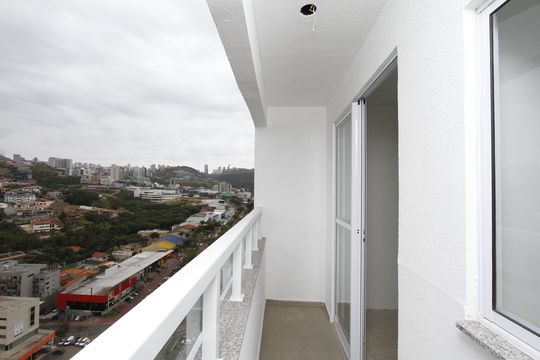 Varanda da Sala de apartamento à venda com 2 quartos, 54m² em Estoril, Belo Horizonte