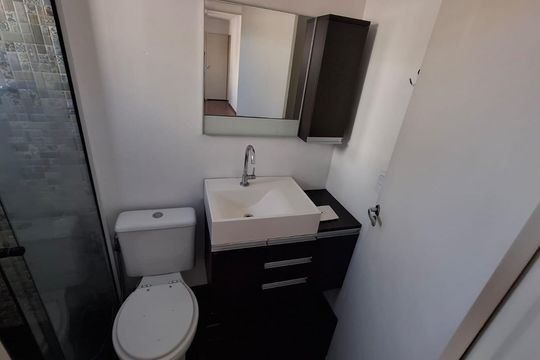 Banheiro de apartamento para alugar com 2 quartos, 65m² em Bonfim, Campinas