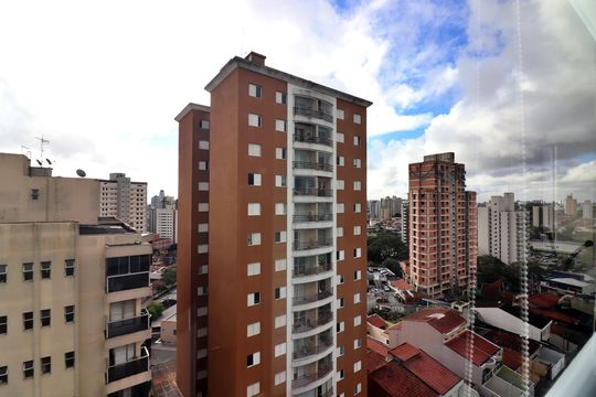 Sala Sacada Vista  de apartamento à venda com 3 quartos, 200m² em Jardim Portugal, São Bernardo do Campo