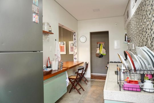Cozinha de apartamento à venda com 3 quartos, 100m² em Serra, Belo Horizonte