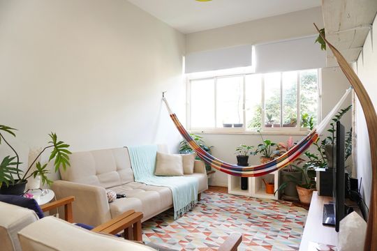 Sala de apartamento à venda com 3 quartos, 100m² em Serra, Belo Horizonte