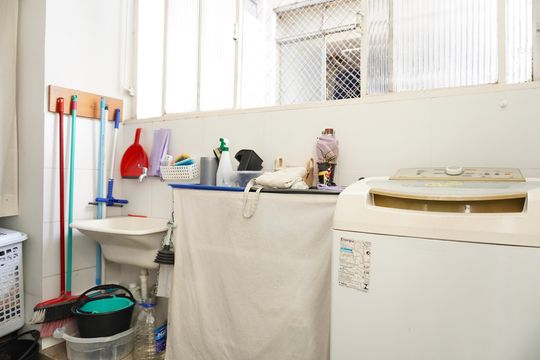 Área de Serviço de apartamento à venda com 3 quartos, 100m² em Serra, Belo Horizonte