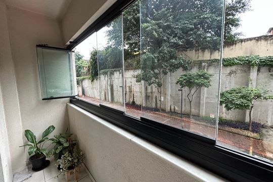 Varanda da Sala de apartamento à venda com 2 quartos, 57m² em Del Castilho, Rio de Janeiro