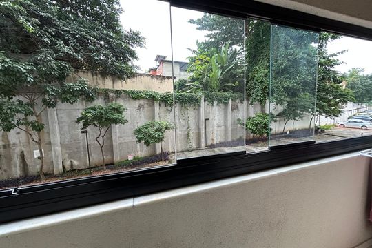 Varanda da Sala de apartamento à venda com 2 quartos, 57m² em Del Castilho, Rio de Janeiro