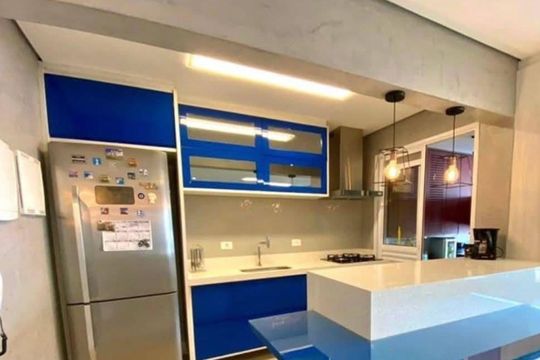 Cozinha de apartamento para alugar com 2 quartos, 92m² em Vila Regente Feijó, São Paulo