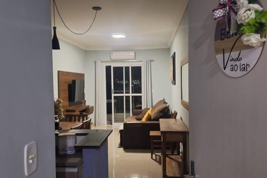 Sala de apartamento para alugar com 2 quartos, 69m² em Parque Senhor do Bonfim, Taubaté