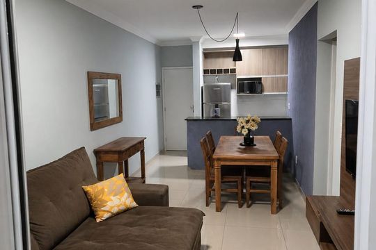 Sala de apartamento para alugar com 2 quartos, 69m² em Parque Senhor do Bonfim, Taubaté