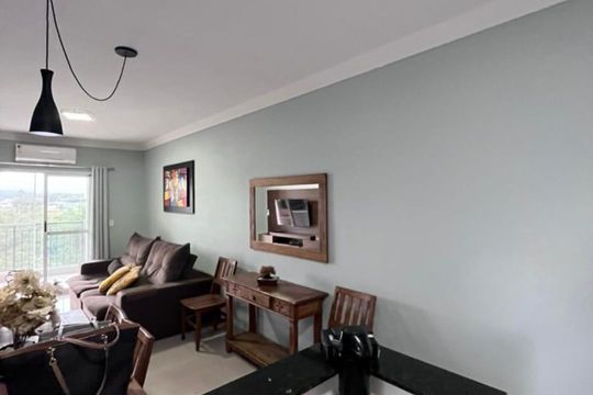 Sala de apartamento para alugar com 2 quartos, 69m² em Parque Senhor do Bonfim, Taubaté