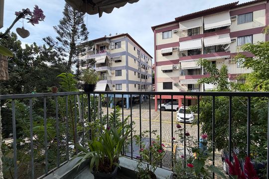Sala - Varanda de apartamento à venda com 2 quartos, 61m² em Taquara, Rio de Janeiro