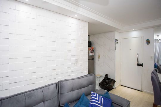 Sala de apartamento à venda com 2 quartos, 47m² em Centro, Diadema