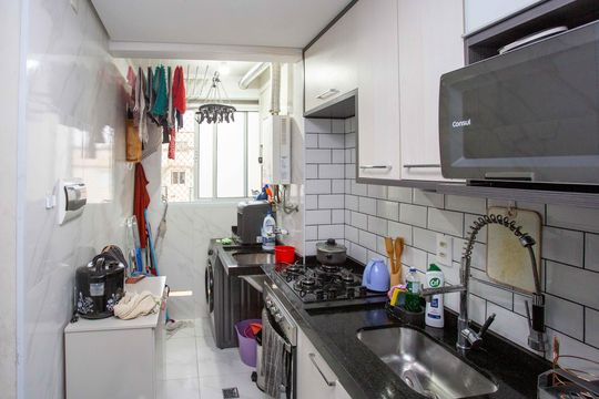 Cozinha de apartamento à venda com 2 quartos, 47m² em Centro, Diadema