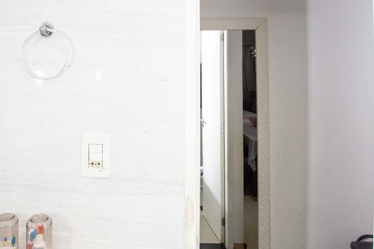 Banheiro de apartamento à venda com 2 quartos, 47m² em Centro, Diadema