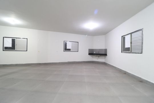 Sala/Cozinha de kitnet/studio para alugar com 1 quarto, 80m² em Centro, Uberlândia