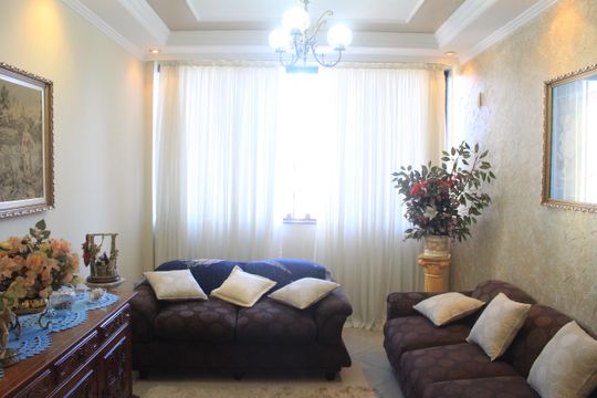 Sala de apartamento à venda com 3 quartos, 135m² em Barcelona, São Caetano do Sul