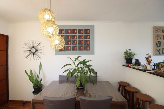Sala / Cozinha de apartamento à venda com 2 quartos, 54m² em Conjunto Residencial José Bonifácio, São Paulo