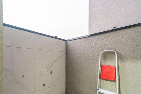 Varanda de Serviço de apartamento para alugar com 3 quartos, 100m² em Jardim Santo Antônio, Santo André