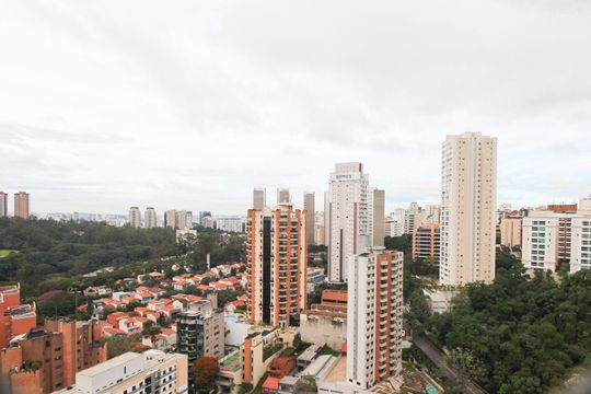 Vista da Sala de apartamento para alugar com 2 quartos, 41m² em Jardim Parque Morumbi, São Paulo