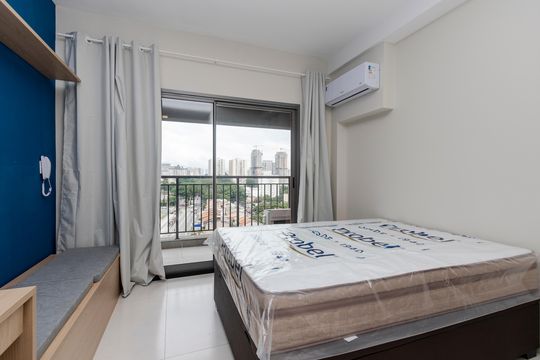Studio de kitnet/studio para alugar com 1 quarto, 27m² em Santo Amaro, São Paulo