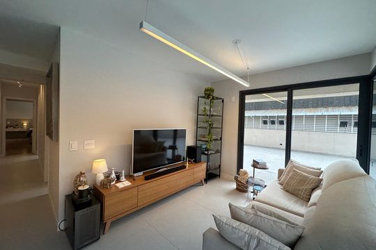 Sala de apartamento para alugar com 3 quartos, 346m² em Centro Comercial Jubran, Barueri