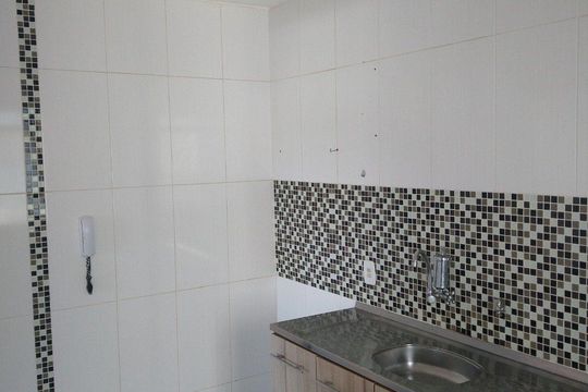 Cozinha de apartamento à venda com 2 quartos, 50m² em Parque Valenca I, Campinas