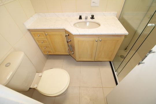 Quarto 1 - Banheiro de apartamento à venda com 3 quartos, 124m² em Lauzane Paulista, São Paulo