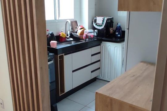 Cozinha de apartamento para alugar com 2 quartos, 42m² em Jardim Castelo Branco, Ribeirão Preto