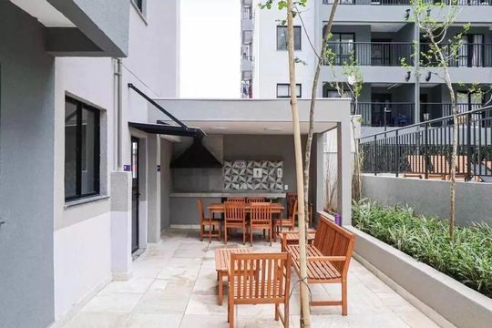 Área comum - Churrasqueira de apartamento para alugar com 2 quartos, 42m² em Jaguaré, São Paulo