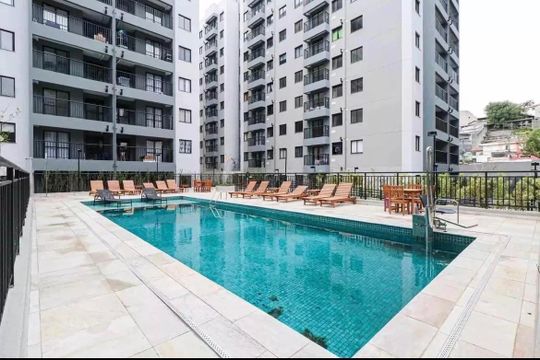 Área comum - Piscina de apartamento para alugar com 2 quartos, 42m² em Jaguaré, São Paulo
