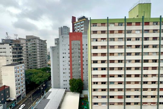 Vista da Varanda de kitnet/studio para alugar com 1 quarto, 28m² em Pinheiros, São Paulo
