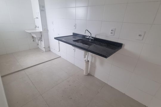 Cozinha de apartamento à venda com 2 quartos, 45m² em Campo Grande, Rio de Janeiro